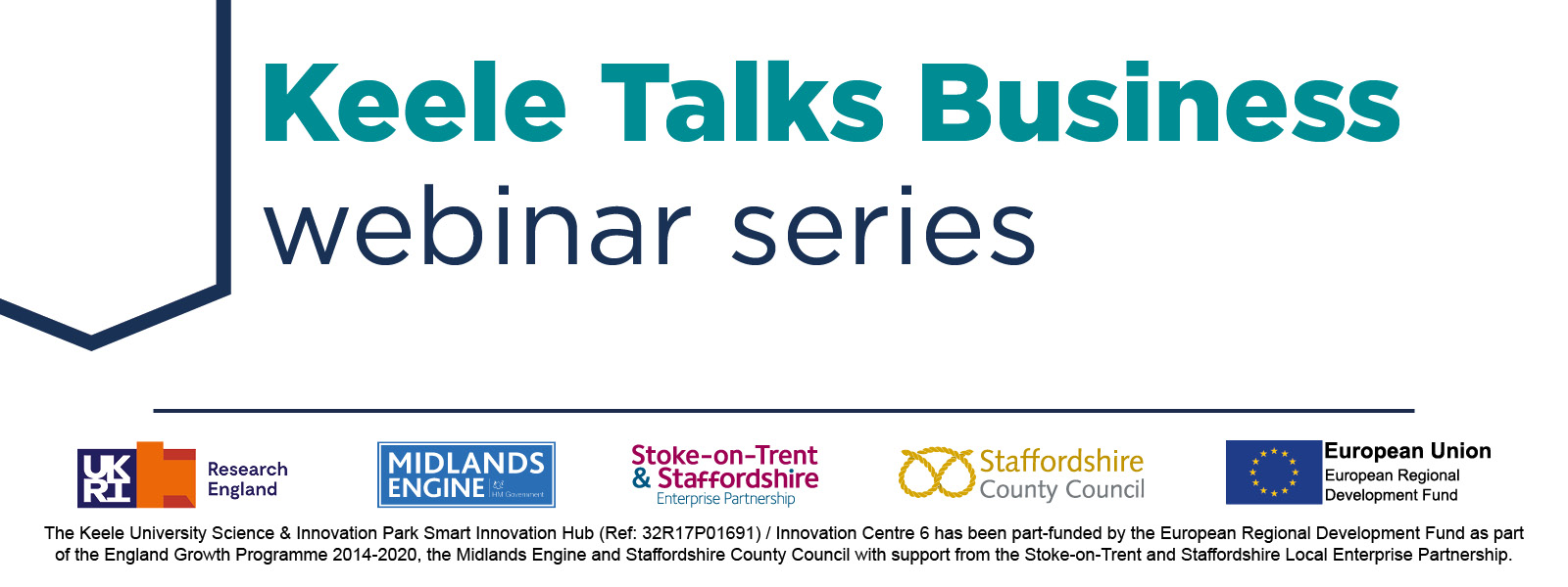 Keele Talks Business banner 
