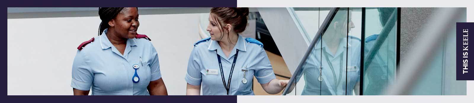 Mental health nurses at Keele University